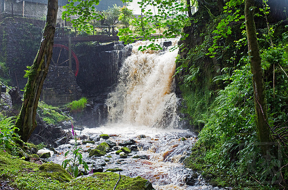 Red waterwheel, Ballymena, No. Ireland