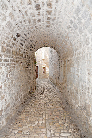 Covered alley, Dubrovnik, Croatia