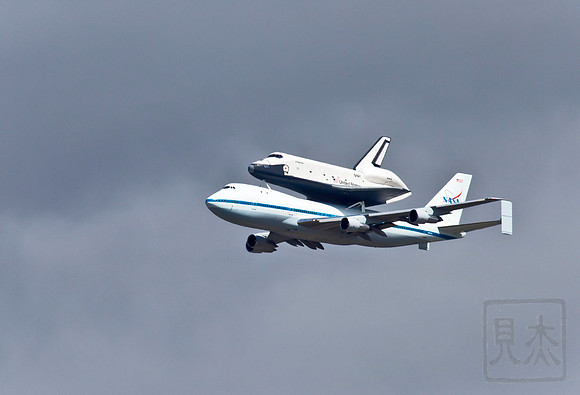 Shuttle Enterprise arrives in New York City, April 27, 2012 II