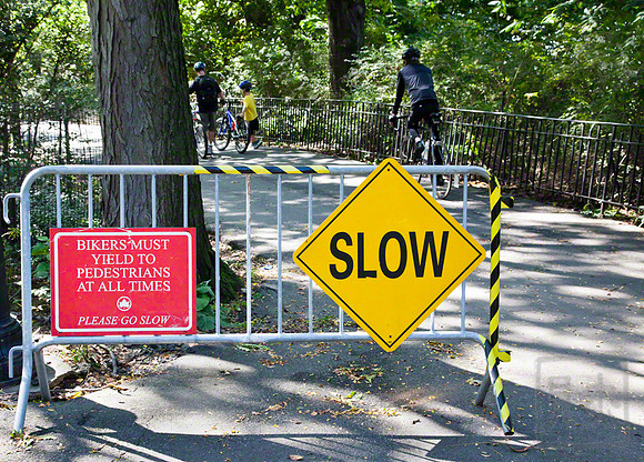 Bikers Must Yield, New York City
