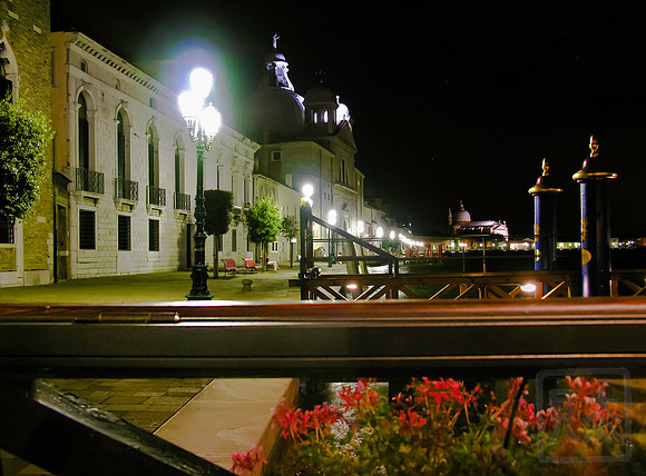 Giudecca at night, Venice Lagoon, Italy