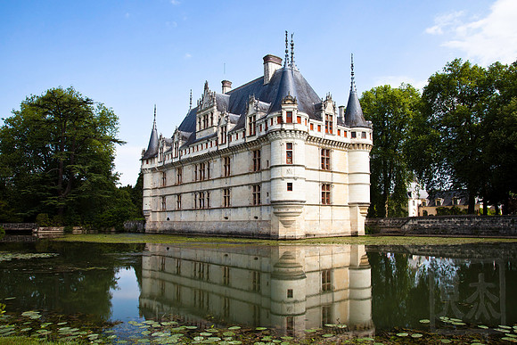 Loire Valley, Chateau d'Azay-Rideau, France