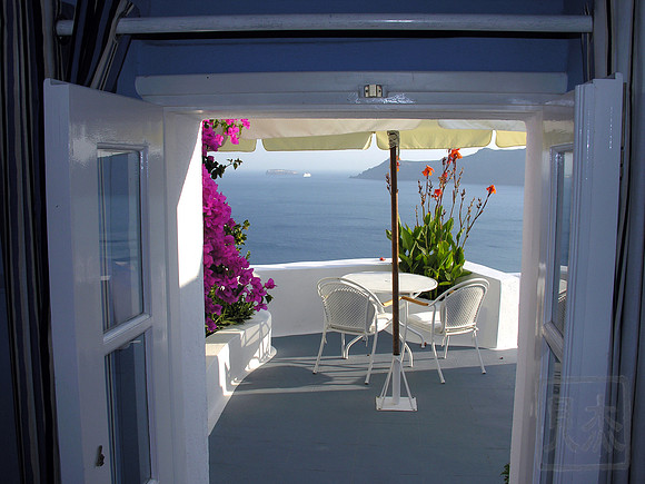 Room with a view, Santorini