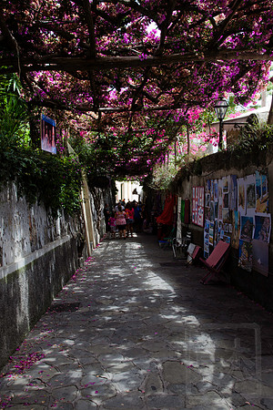 Covered Street, Positano, Italy
