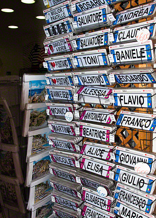 Italian Vanity Plates, Positano