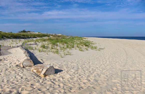 Dunes, clouds sunset, Long Island, New York