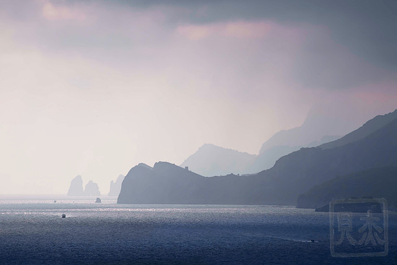 Positano Fog, Amalfi Coast, Italy