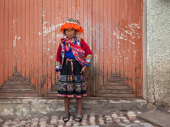 Girl, Taray Market, Cusco, Peru