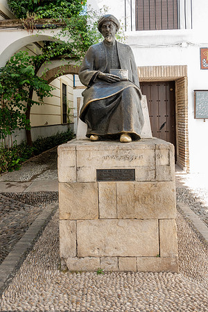 Cordoba, Spain, statue of Maimonides