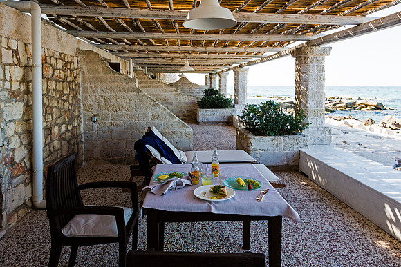 Rear terrace, La Peschiera