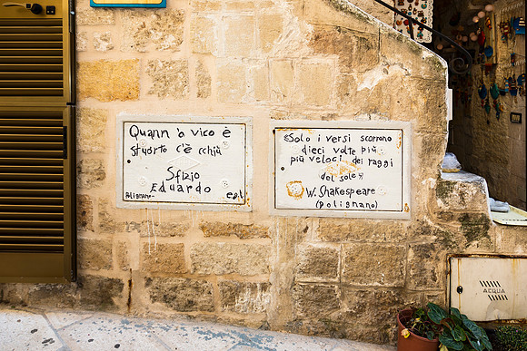 Poetry, Polignano al Mare