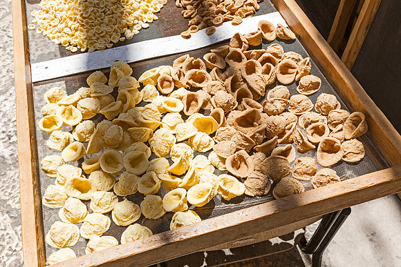 Orecchiette pasta market, Bari
