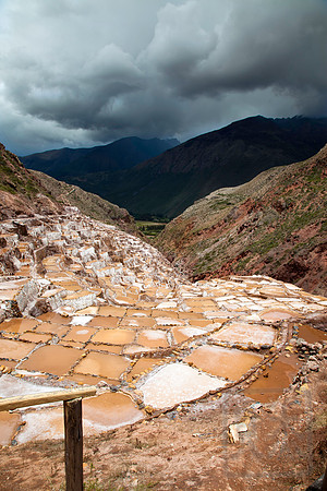 Salt mines, Peru