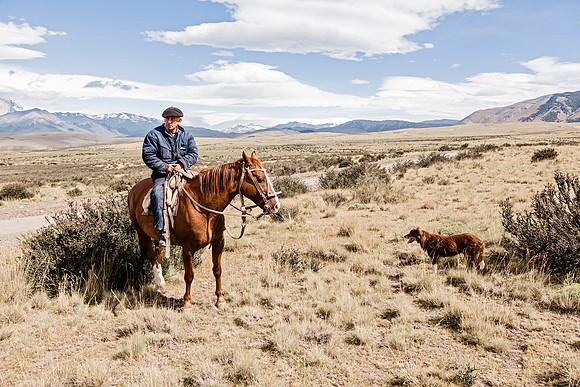 Gaucho and his dog