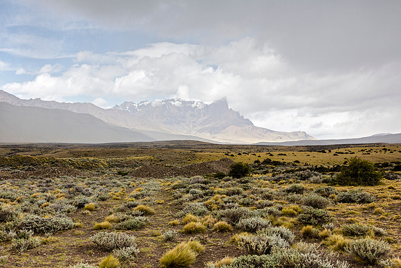 Las Chinas, looking south