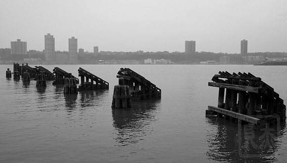 Old Pier, Hudson River, New York