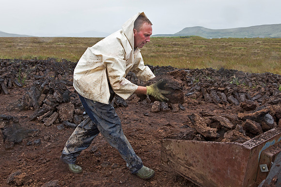 Peat in the hopper, County Kerry