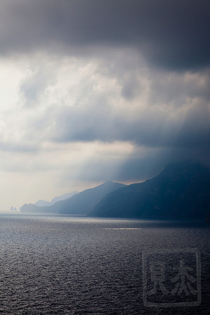 Positano storm, Amalfi Coast